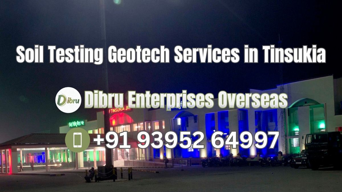Soil Testing Geotech Services in Tinsukia
