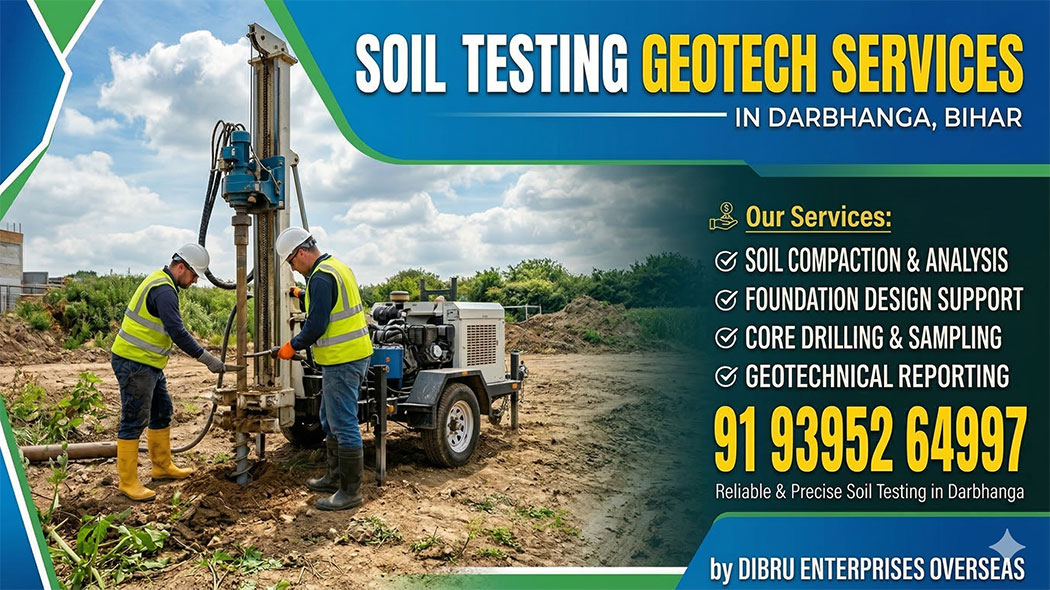 Soil Testing Geotech Services in Darbhanga