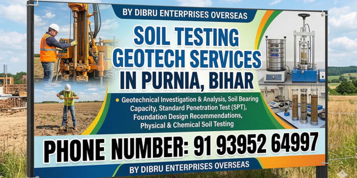 Soil Testing Geotech Services In Purnia