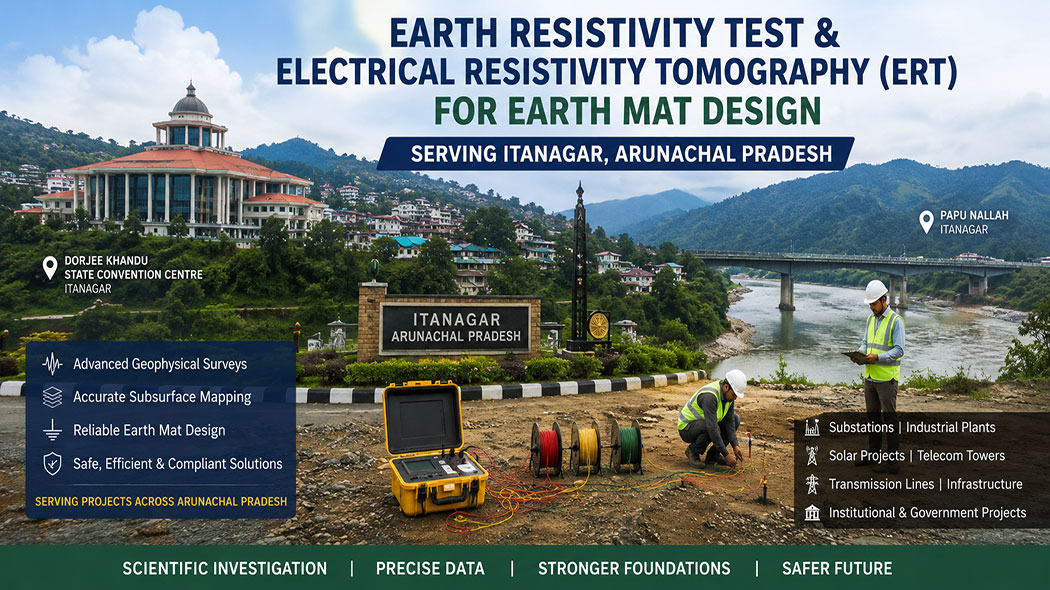 Earth Resistivity Test & Electrical Resistivity Tomography Itanagar