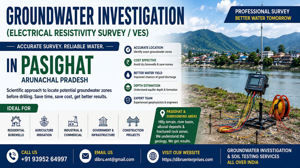 Groundwater Investigation in Pasighat