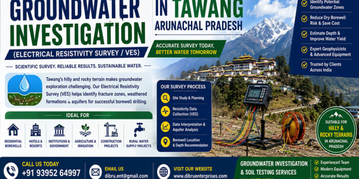 Groundwater Investigation In Tawang