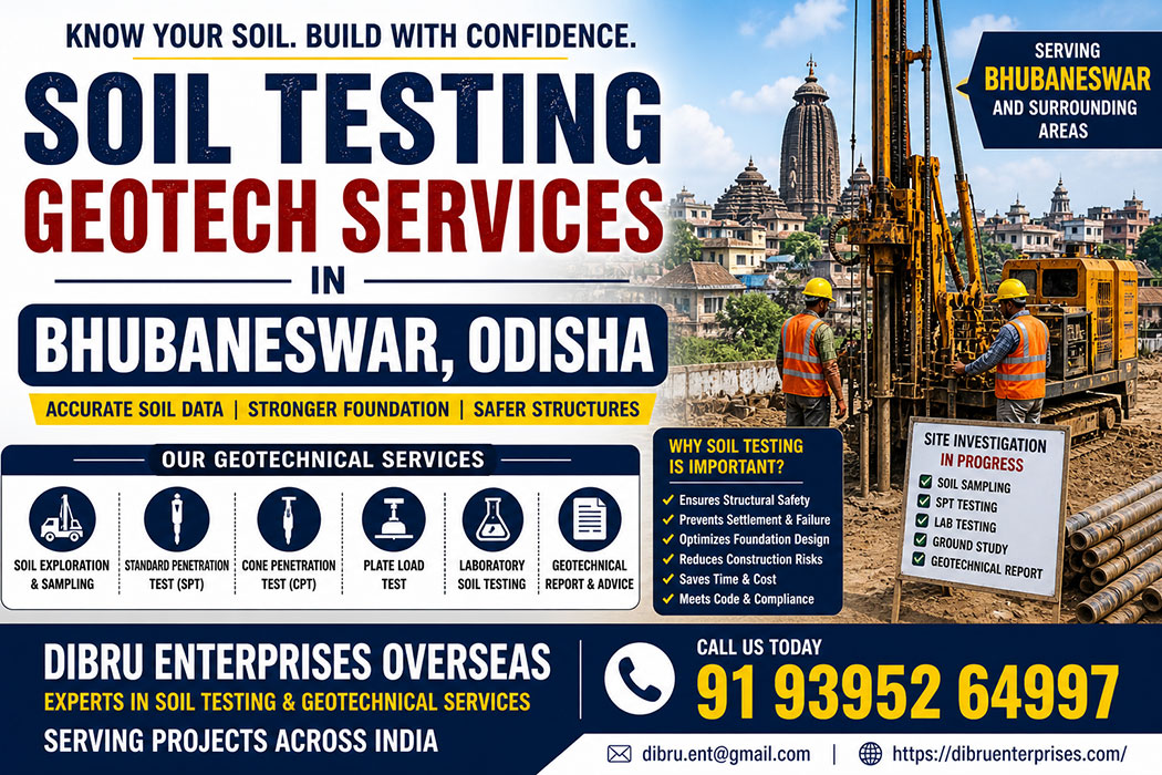 Soil Testing Geotech Services in Bhubaneswar