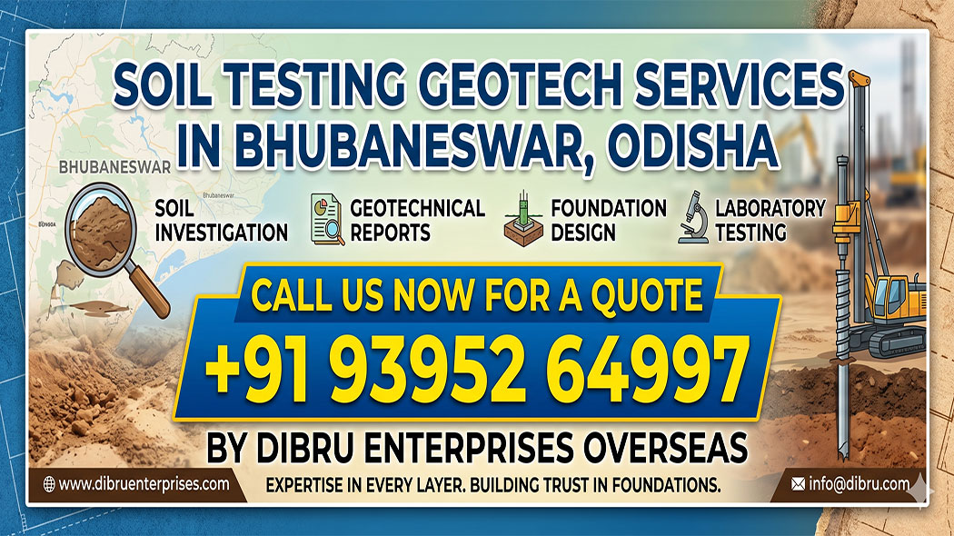 Soil Testing Geotech Services in Bhubaneswar