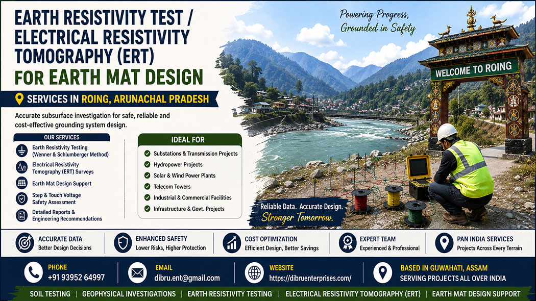 Earth Resistivity Test in Roing
